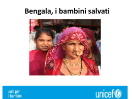 Bengala - i bambini salvati