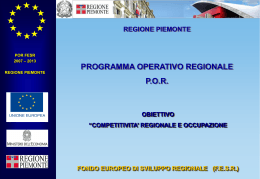 Titre du slide show - Consiglio regionale del Piemonte