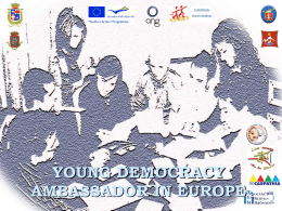 young democracy ambassador in europe