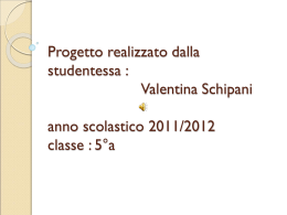 Valentina Schipani - Prof. Renato Atzeni