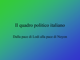Il quadro politico italiano 2