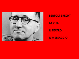 Introduzione a Brecht (powerpoint)