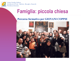 Famiglia: piccola Chiesa - Trani