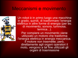 Meccanismi e movimento