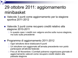 PUNTO 5. linee guida tecniche - Federazione Italiana Pallacanestro