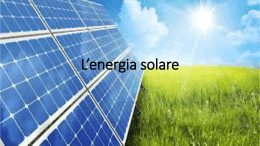 L`energia solare