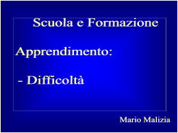 Diapositiva 1 - Mario Malizia
