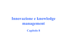Innovazione e knowledge management