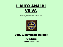 Le diapositive dell`intervento - Rotary Club Roma Castelli Romani