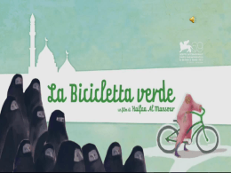 Presentazione del film "La bicicletta verde"