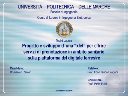Smart Card - AIRT Lab - Università Politecnica delle Marche
