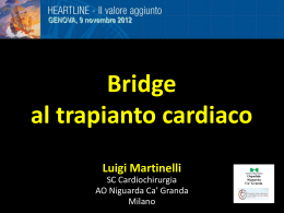 “Bridge” al trapianto cardiaco