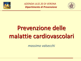 documento sulla prevenzione delle malattie cardiovascolari