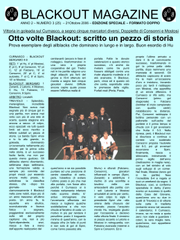 3 - Blackout Bergamo 2005