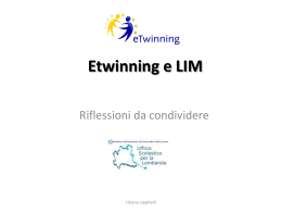 Etwinning e LIM - eTwinning