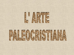 L`arte paleocristiana