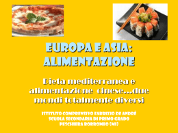 Europa e Asia dieta mediterranea