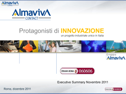 Diapositiva 1 - Comune di Roma