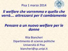 Rita Biancheri - Provincia di Pisa