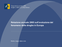 Slide 1 - Annual report 2005