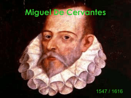 Miguel De Cervantes