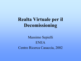RV per il Decomissioning (2002), ppt presentation (it)