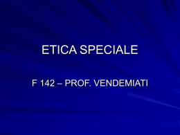 ETICA SPECIALE - Aldo Vendemiati