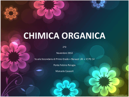 CHIMICA ORGANICA - Manuela Casasoli