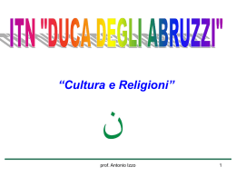 Presentazione Cultura e religione