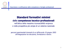 Standard formativi minimi