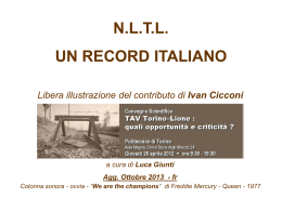 TAV Un record italiano agg
