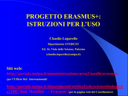 Presentazione PowerPoint Erasmus