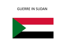 GUERRE IN SUDAN