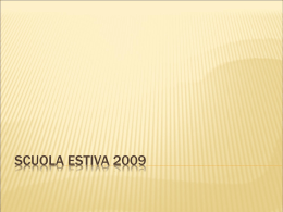 2008-2009 Scuola Estiva - Giffoni Film Festival