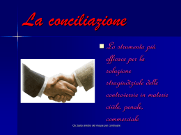 La conciliazione