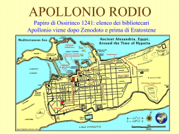 apollonio rodio - Collegio San Giuseppe De Merode