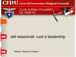 09 CFDS - Relazioni e leadership