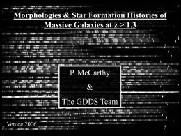 Morphologies and star formation histories of massive galaxies at z > 1