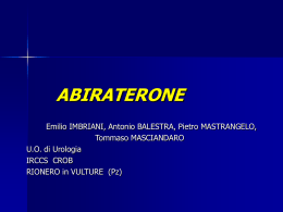 ABIRATERONE - SC di Urologia