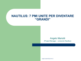 Nautilus: 7 PMI unite per diventare “grandi”