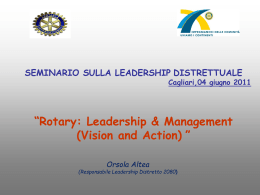 Seminario su Leadership & Management