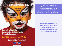 Diapositiva 1 - Congresso Sip Campania