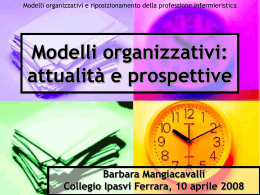 Modelli organizzativi