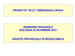 2011_11_28 Seminario gruppo Reggio Emilia