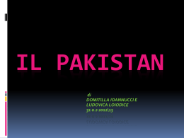 ricerca sul Pakistan Ioannucci e Loiodice