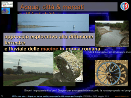 Perugia acqua parte 1 - archéologie des moulins romains d`Orvieto