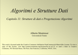 1 © Alberto Montresor Algoritmi e Strutture Dati Capitolo 11