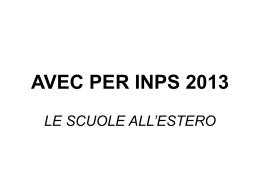 AVEC INPS 2013