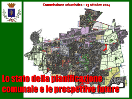 Commissione urbanistica del 23.10.2014