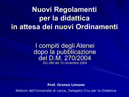 Prof. Oronzo Limone